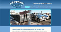 Desktop Screenshot of pistonecontainerservice.com